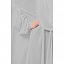Free size jilbab with nose piece- Silver Grey
